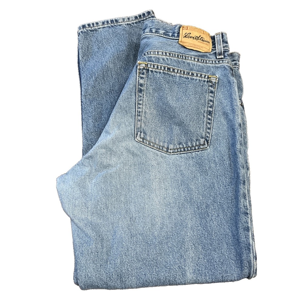Vintage Y2K Levi Strauss Signature Jeans Womens 16 34x29 Relaxed Levis Denim Mom